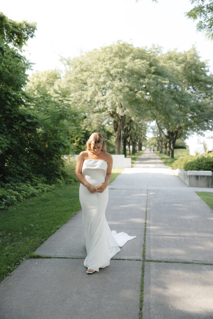 first look at wedding in vermont