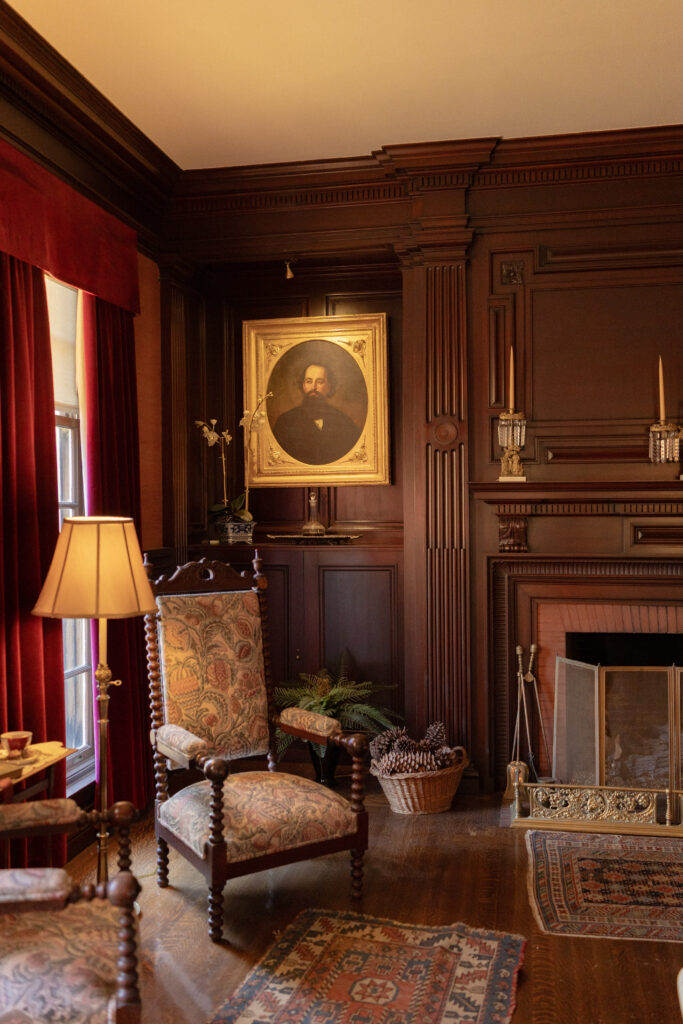 details inside Hildene Mansion in Vermont